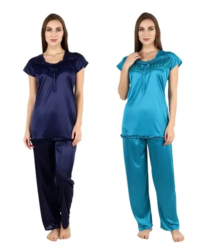 New In satin nightwear sets Women's Nightwear 