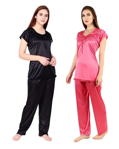 New In satin nightwear sets Women's Nightwear 