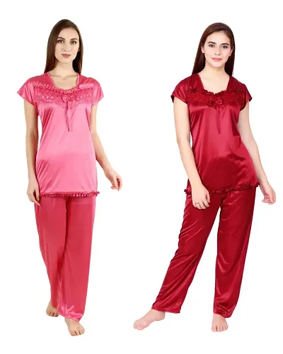 New In satin nightwear sets Women's Nightwear 