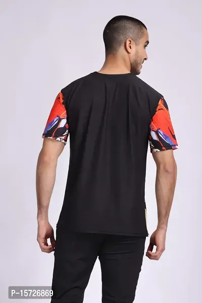 Reliable Polyester Printed Round Neck Tees For Men-thumb4