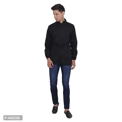 Branded High Quality Black Plain Jacket For Men's & Boy's (Medium / chest size is :- 42 inches )-thumb0
