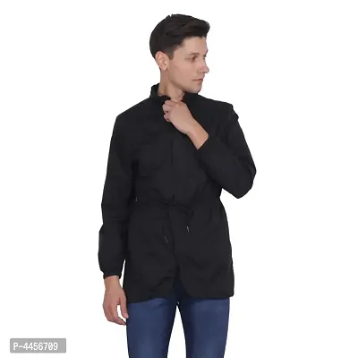 Branded High Quality Black Plain Jacket For Men's & Boy's (Medium / chest size is :- 42 inches )-thumb3