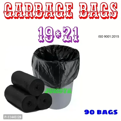 Jundya oxo biodegradable dustbin cover 19x21 black  03 roll medium