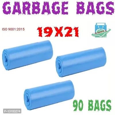 jundya oxo Biodegradable dustbin cover 19x21 blue 03 roll medium