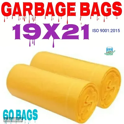 jundya Yellow oxo Biodegradable dustbin cover 19x21 medium  02 roll