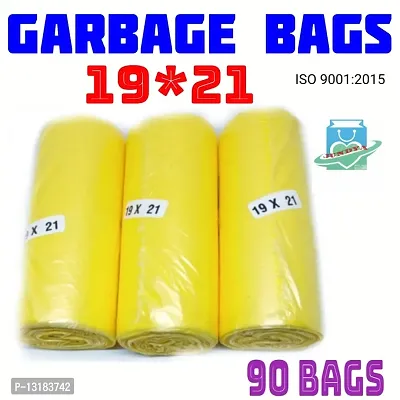 jundya Yellow oxo Biodegradable dustbin cover 19x21 medium  03 roll