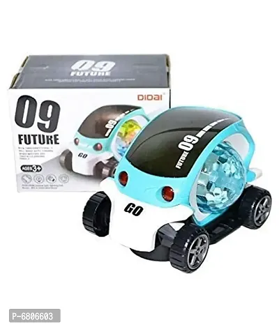 TOY HI TOY09 Future Musical  Flashing Light Stunt car Toy for Kids (Multi Color)-thumb2