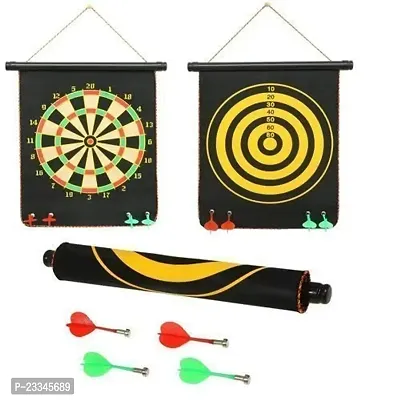 Foldable 17 Inch Double Sided Magnetic Dartboard Game with 4 Non Pointed Darts Board Game Accessories Board Game-thumb5