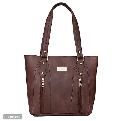 Stylish Brown Leather  Handbags For Women