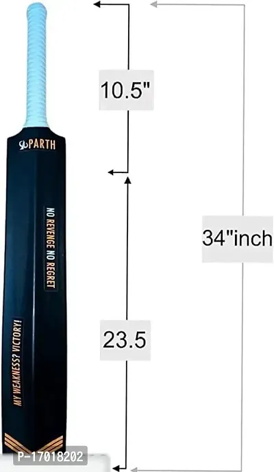 Pvc Plastic Cricket Bat, Plastic Bat Full Size Power Hitter for 15+ Age Groups-thumb3