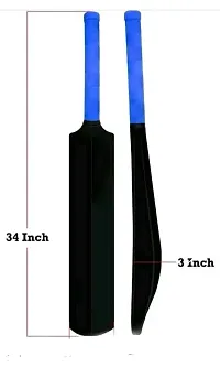 Cricket Bat, Plastic Cricket Bat, Plastic Bat Full Size for Tennis and Rubber Balls, Cricket Bats for Men Women Ground Practice and Tournament-thumb3