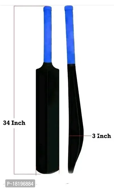 Pvc Plastic Cricket Bat, Plastic Cricket Bat, Plastic Bat Full Size Age Group 15+ Year for Tennis and Rubber Balls, Cricket Bats for Men Women Ground Practice and Tournament-thumb4