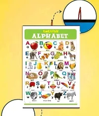 Educational Charts set for Kids | 45cmtimes;58cm (Extra Large Size to attract Kids) | Combo of 10 Chart Alphabet, Numbers, Birds, Animals, Hindi, Fruits, Vegetables, Flowers, Color Shape  Parts Of Body-thumb3