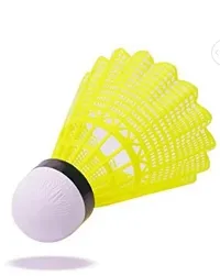 Trendy Double Shaft 2 Raqucet 6 Shuttle  Soft Grip Combo Offers-thumb3