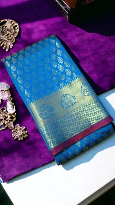 Classic Art Silk Woven Saree With Blouse Piece