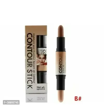 Dual-Ended Contour Stick, 2-in-1 Contour Stick with Contouring Shade and Highlighter, Free-8g-thumb0