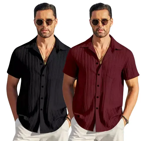 Must Have Polycotton Short Sleeves Casual Shirt 