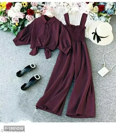 Stylish Fancy Crepe Western Wear Dresses For Women-thumb0