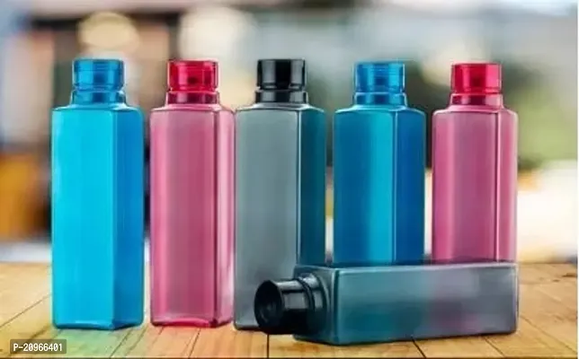 Premium Quality Plastic Water Bottles Pack Of 6