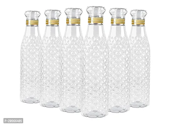 Premium Quality Plastic Water Bottles Pack Of 6-thumb0