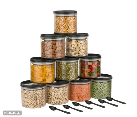 New Plastic Kitchen Storage Containers- Set Of 10