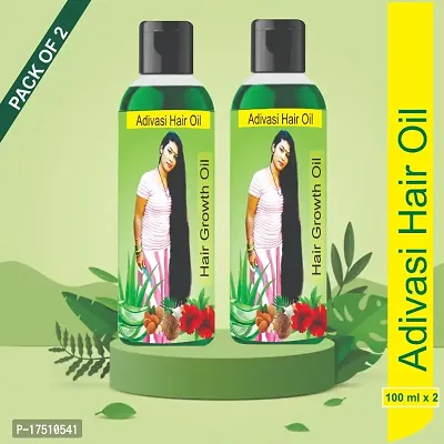 Adivasi Oil Hair Regrowth  Hair Falls Control , Healthy Scalp Hair Oil (100 ML) (Pack Of 2)