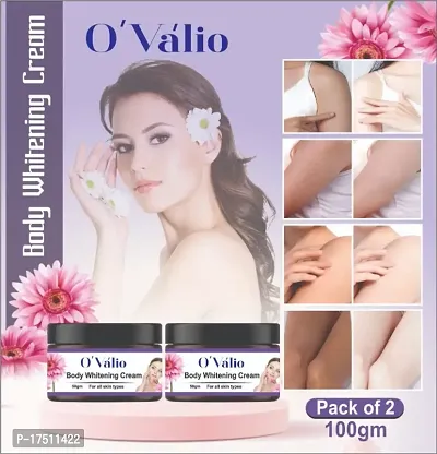 Ovalio Spot Removal , Skin Whitening  Brightening Body Cream For Men  Women (50 g)(Pack Of 2)