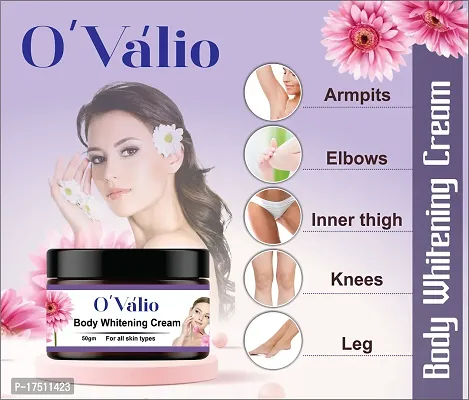 Ovalio Spot Removal , Skin Whitening  Brightening Body Cream For Men  Women (50 g)(Pack Of 3)-thumb2