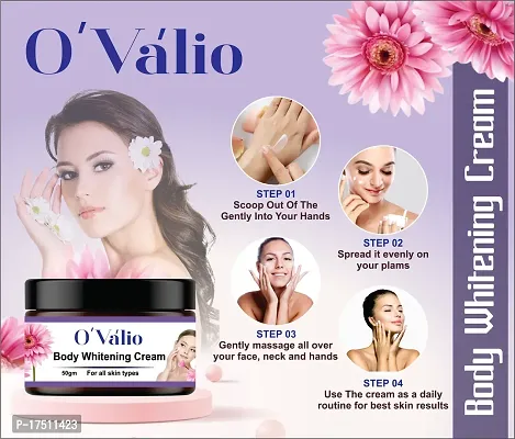 Ovalio Spot Removal , Skin Whitening  Brightening Body Cream For Men  Women (50 g)(Pack Of 3)-thumb4