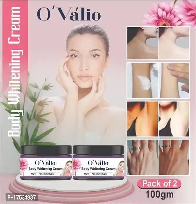 Ovalio Spot Removal , Skin Whitening  Brightening Body Cream For Men  Women (50 g)(Pack Of 2)