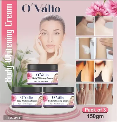 Ovalio Spot Removal , Skin Whitening  Brightening Body Cream For Men  Women (50 g)(Pack Of 3)