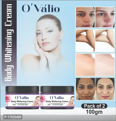 Ovalio Spot Removal , Skin Whitening  Brightening Body Cream For Men  Women (50 g)(Pack Of 2)-thumb0