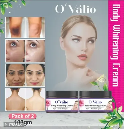 Ovalio Spot Removal , Skin Whitening  Brightening Body Cream For Men  Women (50 g)(Pack Of 2)