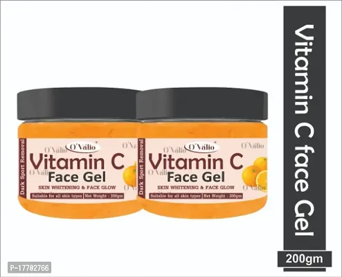 Vitamin C Natural Glowing Skin Deeply Moisturizing Face Gel (Pack Of 2)(200 GM)