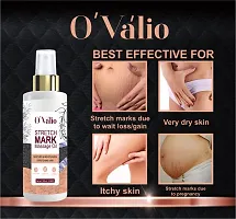 Ovalio Anti Wrinkle Repair Stretch Marks Removal,Pregnancy Stretch Mark Oil (Pack Of 3)(100 ml)-thumb1
