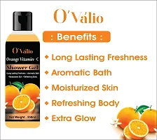 Orange Flavor Glowing Skin  Freshing Lovely Body Shower Gel-thumb3