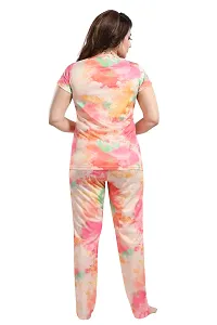 Classic Viscose Blend Night Suit Set For Women-thumb1