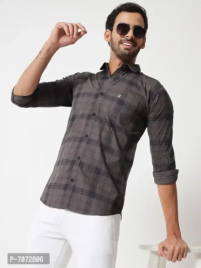 Stylish Fancy Casual Cotton Shirts For Men-thumb3