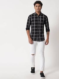 Stylish Fancy Casual Cotton Shirts For Men-thumb2