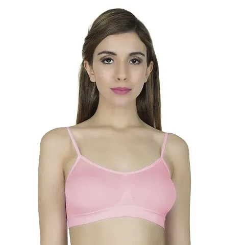 Women Stretchable Thin Lace Non-Padded Sports Bra