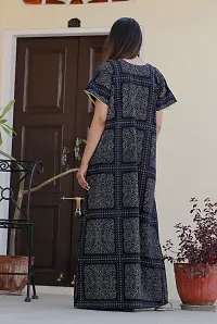 Stylish Fancy Cotton Printed Maxi Nighty For Women-thumb3