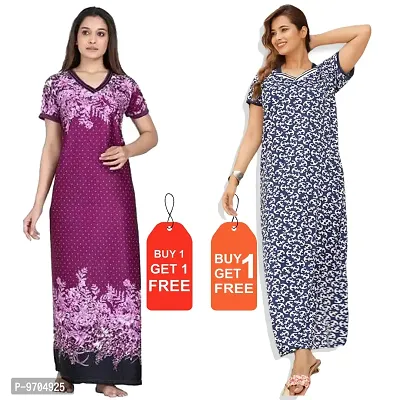 Buy Stylish Satin Nighty For Women Pack Of 2 Online In India At Discounted  Prices