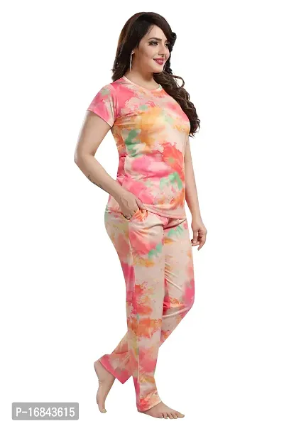 Classic Viscose Blend Night Suit Set For Women-thumb3