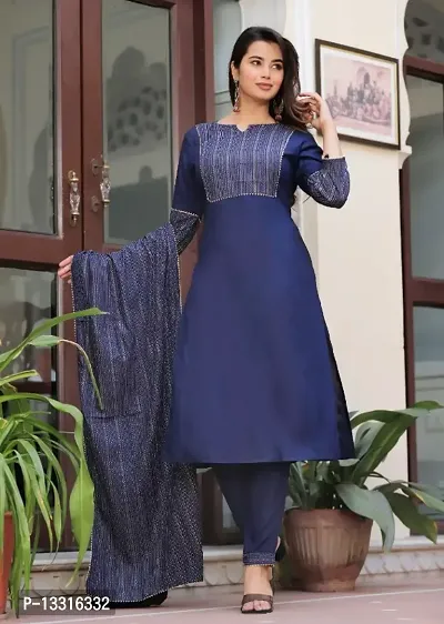 Women Stylish Kurta Bottom with Dupatta