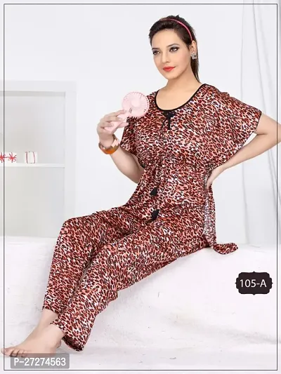 Trendy Printed Kaftan Loungewear Sets For Women