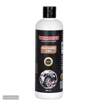 UNIESHINE Car Wash Shampoo  Wax (500ML)-thumb0
