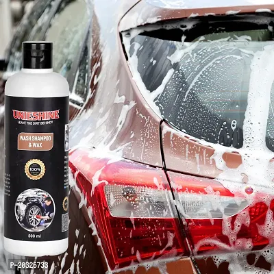UNIESHINE Car Wash Shampoo  Wax (500ML)-thumb2
