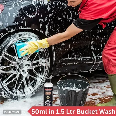 UNIESHINE Car Wash Shampoo  Wax (500ML)-thumb3