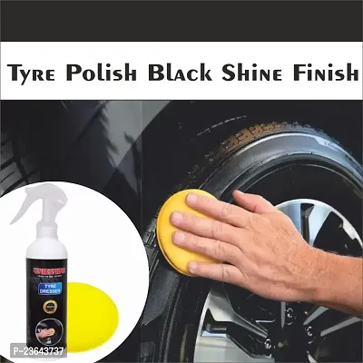 UNIESHINE 200ML Tyre Polish / Tyre Dresser with 1 Polish Sponge-thumb0