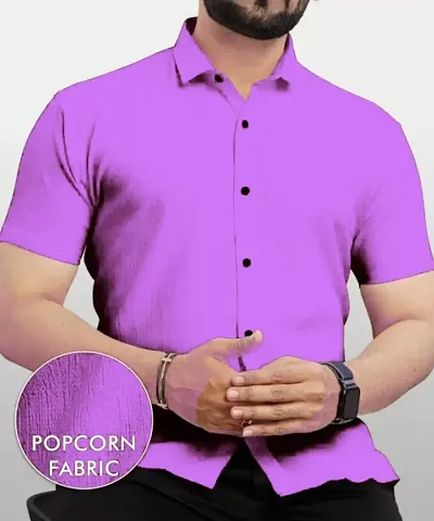 New Launched Polyester Short Sleeves Casual Shirt 